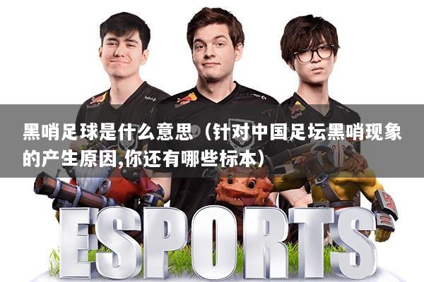 黑哨足球是什么意思（针对中国足坛黑哨现象的产生原因,你还有哪些标本）
