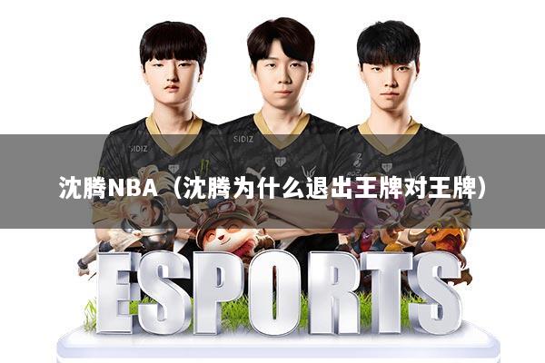 沈腾NBA（沈腾为什么退出王牌对王牌）